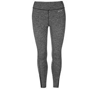 USA Pro Womens Leggings Performance Tights Pants Trousers Bottoms Lightweight Charcoal Marl 8 (XS)