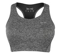 USA Pro Womens Medium Sports Bra Training Workout Charcoal Marl (M) 12
