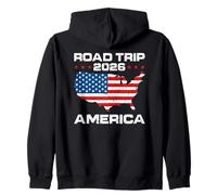 USA Road Trip 2026 America Zip Hoodie