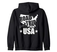 USA Road Trip 2026 America Zip Hoodie