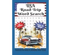 USA Road Trip Word Search Puzzle Book: Word Searches With Easy to Read Print about Road Tripping, Travel, Vacations, Holiday Journeys and More | 6x9 ... Free Time, Brain Exercise, Relaxation.