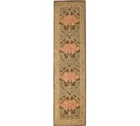 USA RUG Old Hand Made Pattern William Morris Cecil Green Traditional Oriental Style 100% Woolen Area Rugs (2.6 x 7 ft Runner)