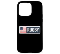 USA Rugby American Flag Case for iPhone 15 Pro Max