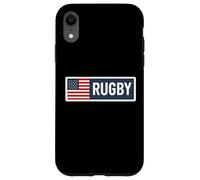 USA Rugby American Flag Case for iPhone XR