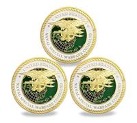 USA Seals Navy Challenge Coin Special Warfare Command Military Naval Coin (Pack of 3)