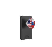 USA & Slovakia Flags - United States of America, Slovak PopSockets PopWallet for MagSafe
