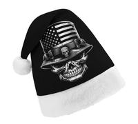 USA-Soldiers-Skull Christmas Hats Patterned Santa Hat New Year Festive Holiday Party Supplies Child