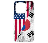USA & South Korea Flags - US America, South Korean Case for iPhone 15 Pro