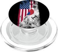 USA & South Korea Flags - US America, South Korean PopSockets PopGrip for MagSafe