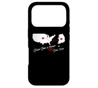USA & South Korea love for 2 countries hearts connection Case for iPhone 17 Pro