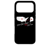 USA & South Korea love for 2 countries hearts connection Case for iPhone 17 Pro Max