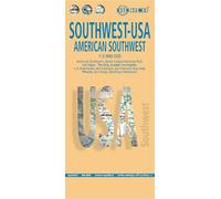 USA Southwest - American Southwest, Borch Map
