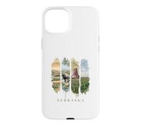 USA State Buffalo Windmills Vacation Nebraska Case for iPhone 15 Plus