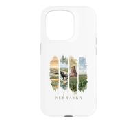 USA State Buffalo Windmills Vacation Nebraska Case for iPhone 15 Pro
