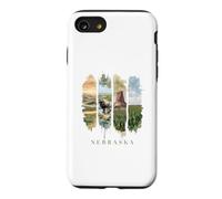 USA State Buffalo Windmills Vacation Nebraska Case for iPhone SE (2020) / 7/8