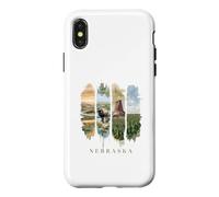 USA State Buffalo Windmills Vacation Nebraska Case for iPhone X/XS