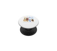 USA State Coastal Lighthouses Whales Vacation Massachusetts PopSockets Adhesive PopGrip