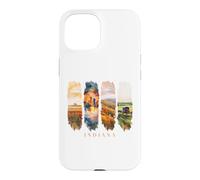 USA State Cornfields City Skyline Vacation Indiana Case for iPhone 15