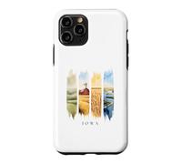 USA State Farmlands and River Vacation Iowa Case for iPhone 11 Pro