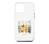 USA State Farmlands and River Vacation Iowa Case for iPhone 12 Pro Max