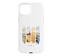 USA State Farmlands and River Vacation Iowa Case for iPhone 15 Plus