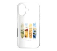 USA State Farmlands and River Vacation Iowa Case for iPhone 17