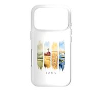 USA State Farmlands and River Vacation Iowa Case for iPhone 17 Pro