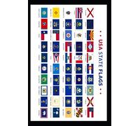 USA State Flags Journal