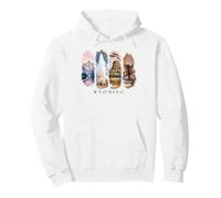 USA State Geysers Cowboy Vacation Wyoming Pullover Hoodie