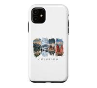 USA State Lakes, Mountains and Red Rocks Vacation Colorado Case for iPhone 11
