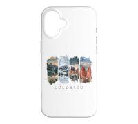 USA State Lakes, Mountains and Red Rocks Vacation Colorado Case for iPhone 16