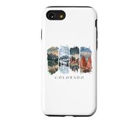 USA State Lakes, Mountains and Red Rocks Vacation Colorado Case for iPhone SE (2020) / 7/8