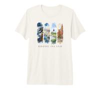USA State Ocean Coastline Vacation Rhode Island Premium T-Shirt