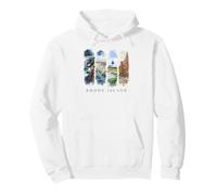 USA State Ocean Coastline Vacation Rhode Island Pullover Hoodie