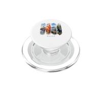 USA State Ocean Lighthouse Bears Vacation Maine PopSockets PopGrip for MagSafe