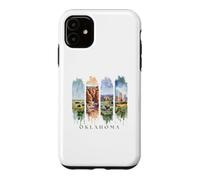 USA State Prairies, Red Canyons Vacation Oklahoma Case for iPhone 11
