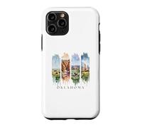USA State Prairies, Red Canyons Vacation Oklahoma Case for iPhone 11 Pro