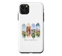USA State Prairies, Red Canyons Vacation Oklahoma Case for iPhone 11 Pro Max