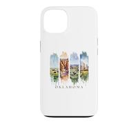 USA State Prairies, Red Canyons Vacation Oklahoma Case for iPhone 13