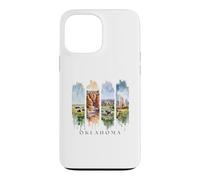 USA State Prairies, Red Canyons Vacation Oklahoma Case for iPhone 13 Pro Max