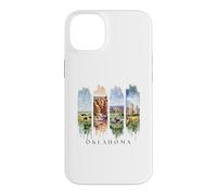 USA State Prairies, Red Canyons Vacation Oklahoma Case for iPhone 14 Plus