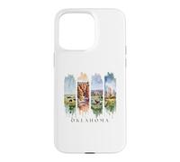 USA State Prairies, Red Canyons Vacation Oklahoma Case for iPhone 15 Pro Max