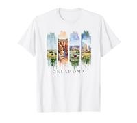 USA State Prairies, Red Canyons Vacation Oklahoma T-Shirt