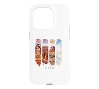 USA State Red Rock Canyons Vacation Utah Case for iPhone 15 Pro