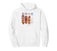 USA State Red Rock Canyons Vacation Utah Pullover Hoodie