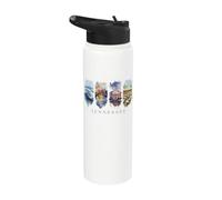 USA State Smoky Mountains Vacation Tennessee Stainless Steel Insulated Water Bottle