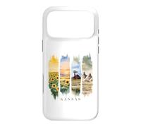USA State Sunflowers Rock Formations Vacation Kansas Case for iPhone 17 Pro Max
