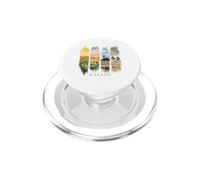 USA State Sunflowers Rock Formations Vacation Kansas PopSockets PopGrip for MagSafe