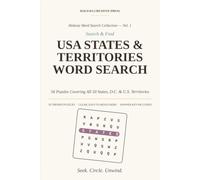 USA States & Territories Word Search: 56 Puzzles Covering All 50 States, D.C. & U.S. Territories (Halesia Word Search Collection)