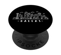 USA Texas beautiful City Skyline Line drawing Dallas PopSockets Adhesive PopGrip